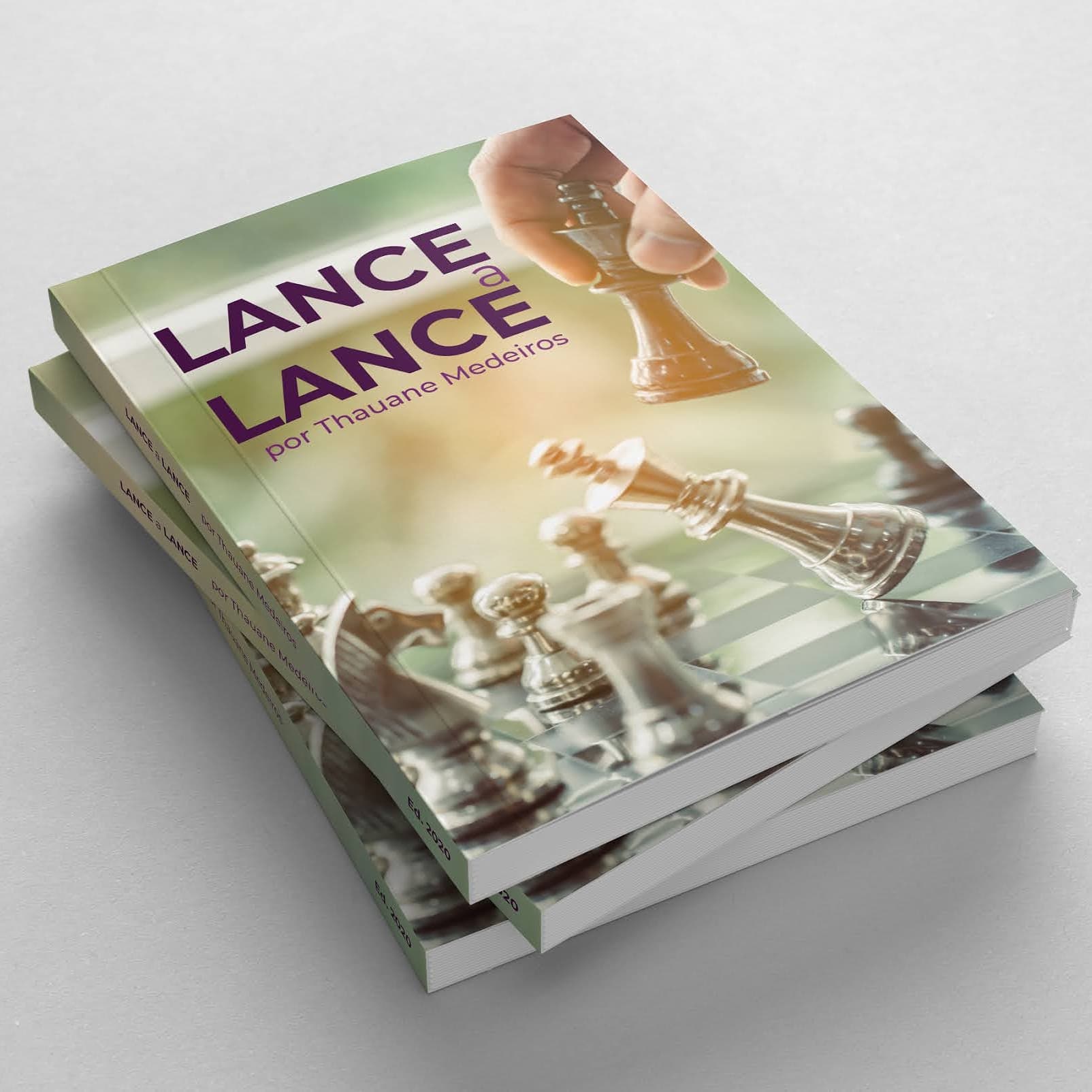 Capa do livro Lance a Lance, por Thauane Medeiros