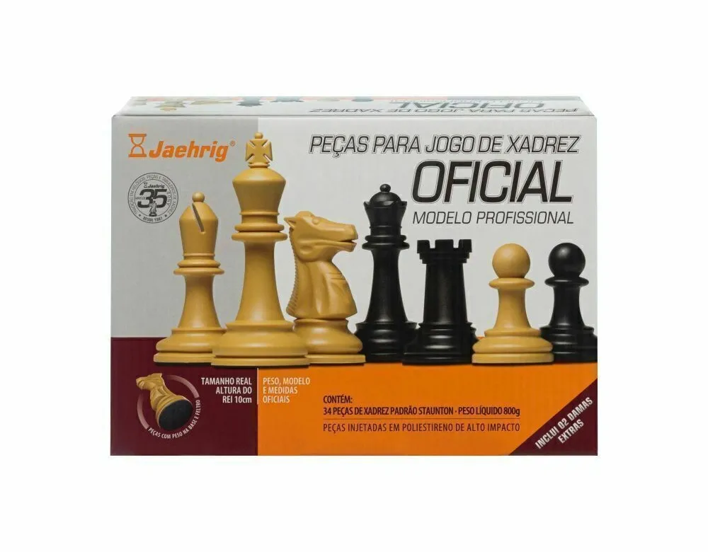 Jogo de Xadrez Oficial Staunton Jaehrig